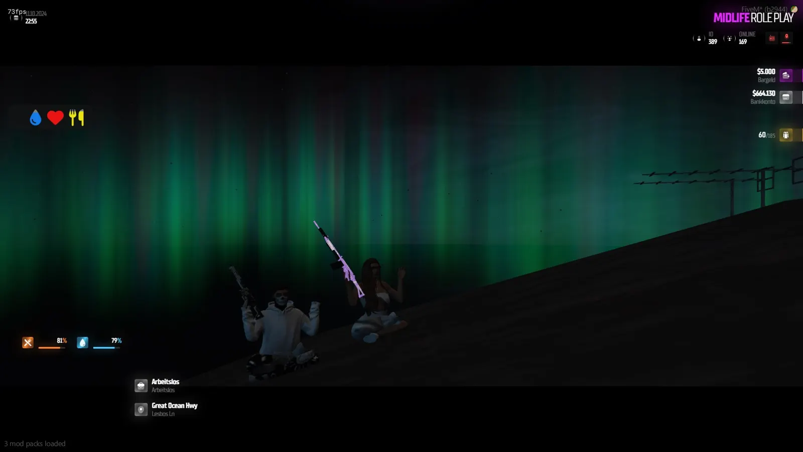 Polarlichter über Los Santos
